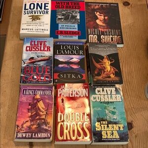 Adventure and Thriller Book Collection (a lot of nine)